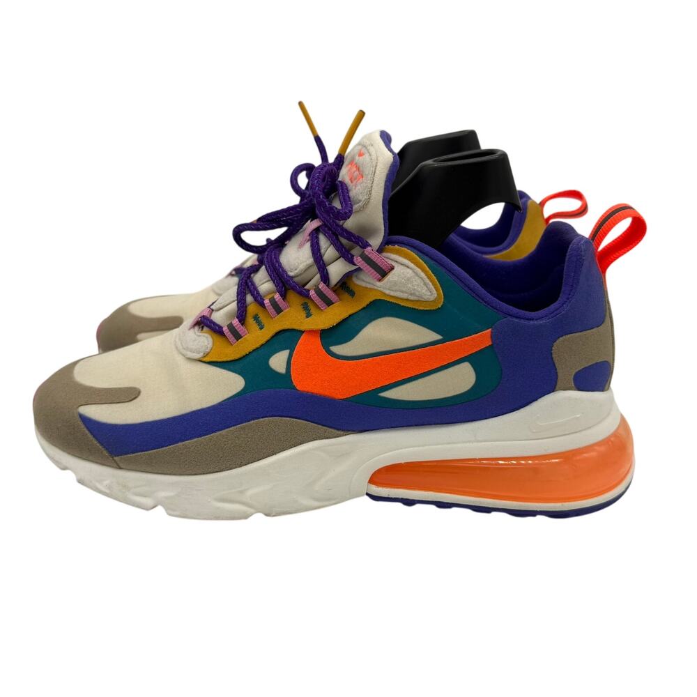 Nike Air Max 270 React Sneakers Women’s 7.5 Multicolor CU3014-181 - Picture 3 of 10